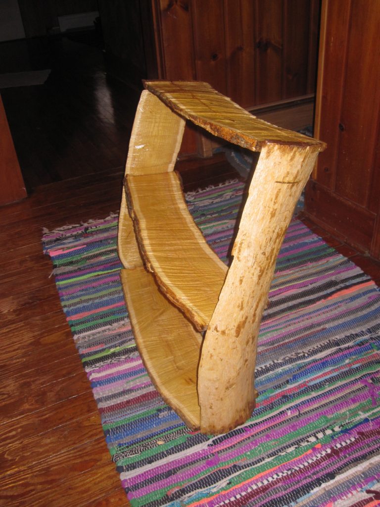 How to Turn a Log into a Shelf Kimia Wood